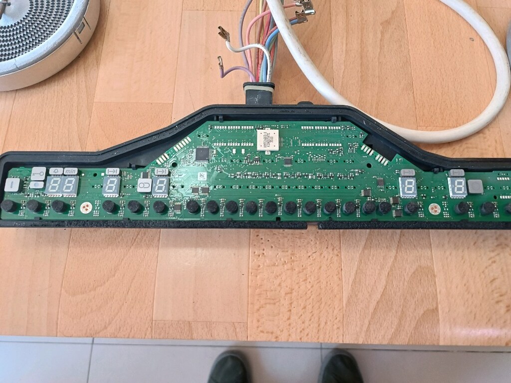 siemens ET625MN11E indüksiyon ocak kart ve rezistanları - 2
