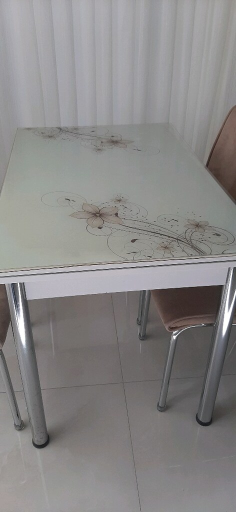 Ankara Çubuk'ta Tertemiz Mutfak Masası 110x70cm ve 4 tane sandalye - 12