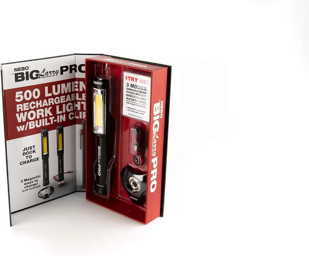Nebo Big Larry Pro 500 Lümen Şarjlı LED Fener - 3
