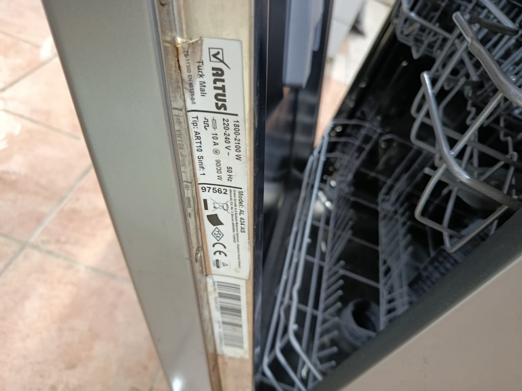 KLAS OFİS ÜSKÜDAR ALTUS AL 434 XY GRİ BULAŞIK MAKİNESİ - 4