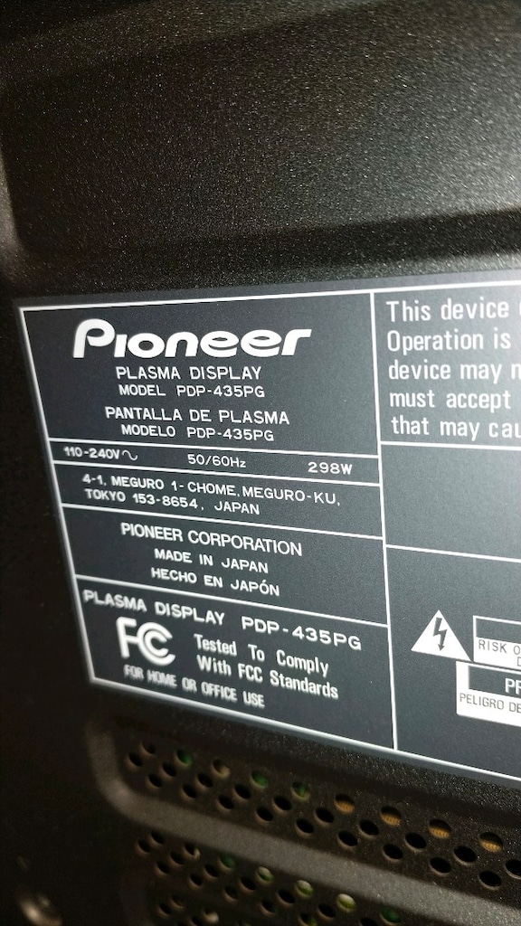 Pioneer 43 inç plazma tv - 9