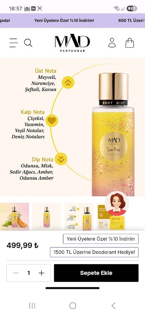 Mad parfumeur vücut spreyi - 2