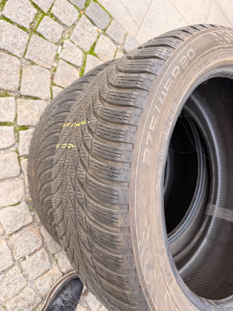 2023 cıkışlı 1 kış kullanılmış temiz yamasız 275/45 r 20 nokian kışlık - 8