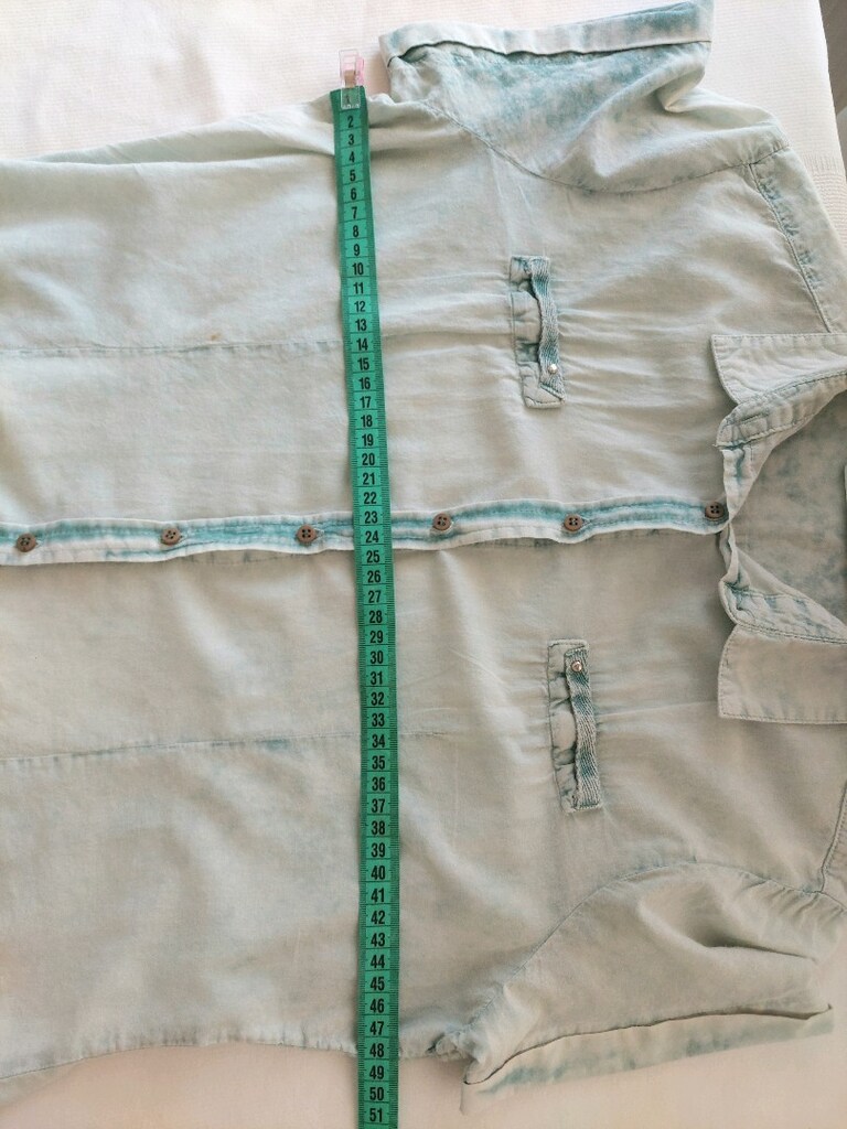 LEKE Jean bayan vual kumaş denim tunik - 10