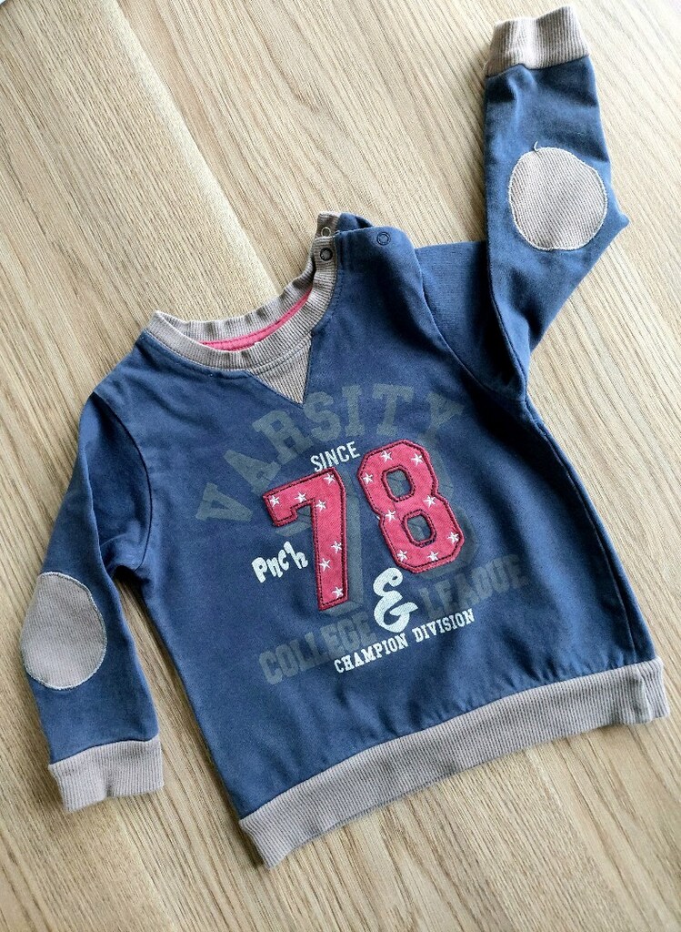 Panço yazı desen yama detaylı sweatshirt - 7