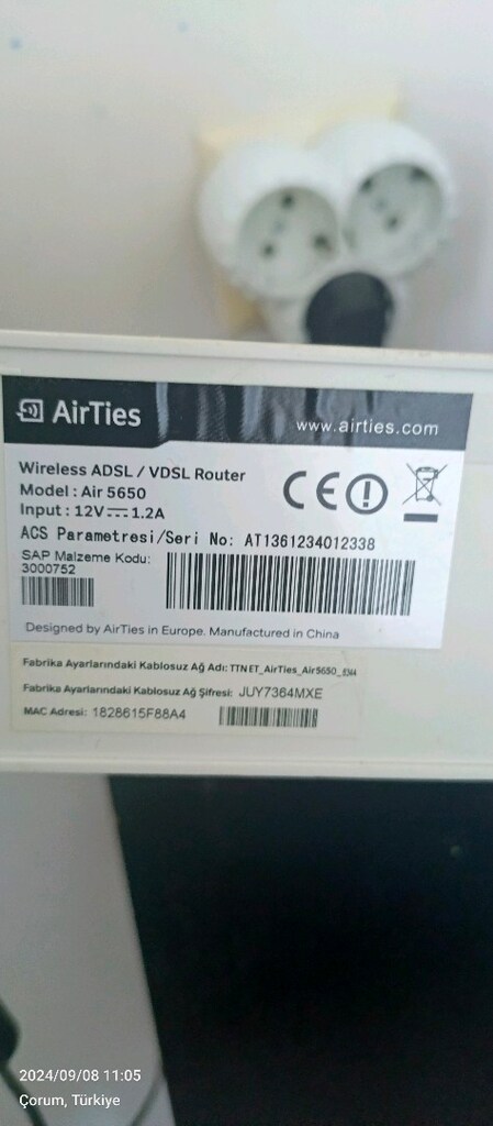 VDLS 5660 AİRTİES MODEM AÇİKLAMA KISMINI OKUYUNUZ - 6