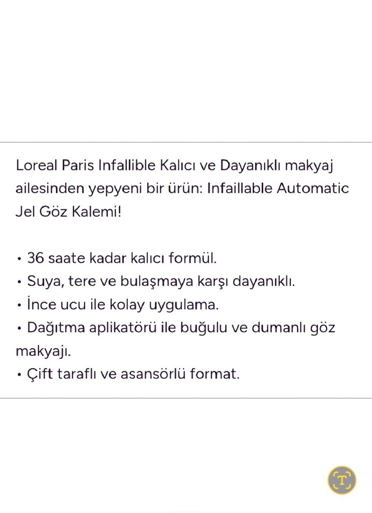 Loreal Paris Infaillible Automatic Jel Göz Kalemi 009 Polar White - 2