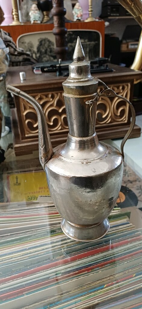 ibruk el yapımı bakır ibruk kapak hariç 23 santim uzunluk en 13 santim - 7