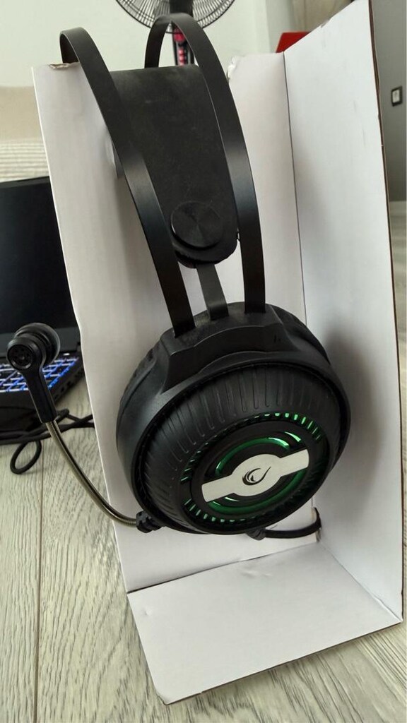 Rampage Thunder RGB Rainbow mikrofonlu ışıklı kulaklık - 2