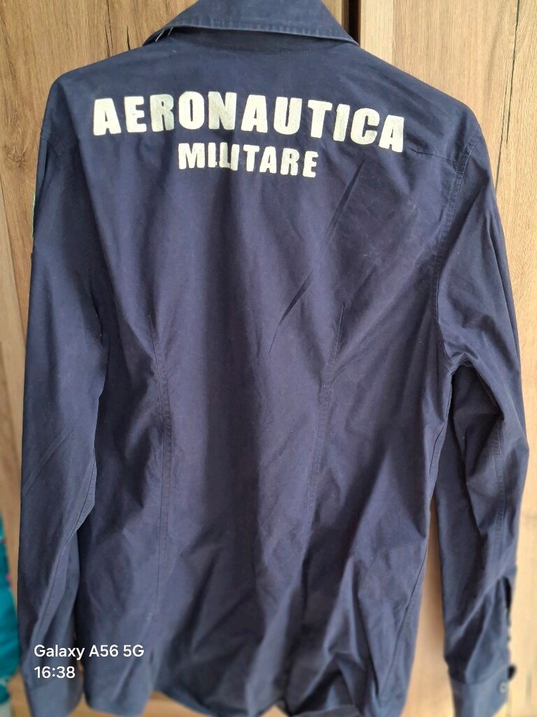 Aeronautica Militare Lacivert m beden gömlek - 2