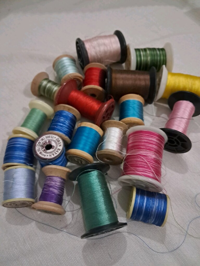 işlemeleri ve oyalar için makara ve bobinde özel ipliklerl - 5