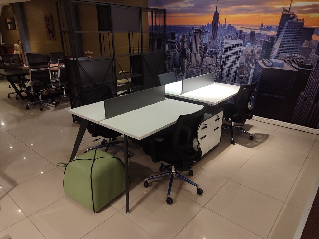 4'LÜ ETAJERLİ MASA / 4'LÜ EKİP MASASI / MORE OFİS - 9