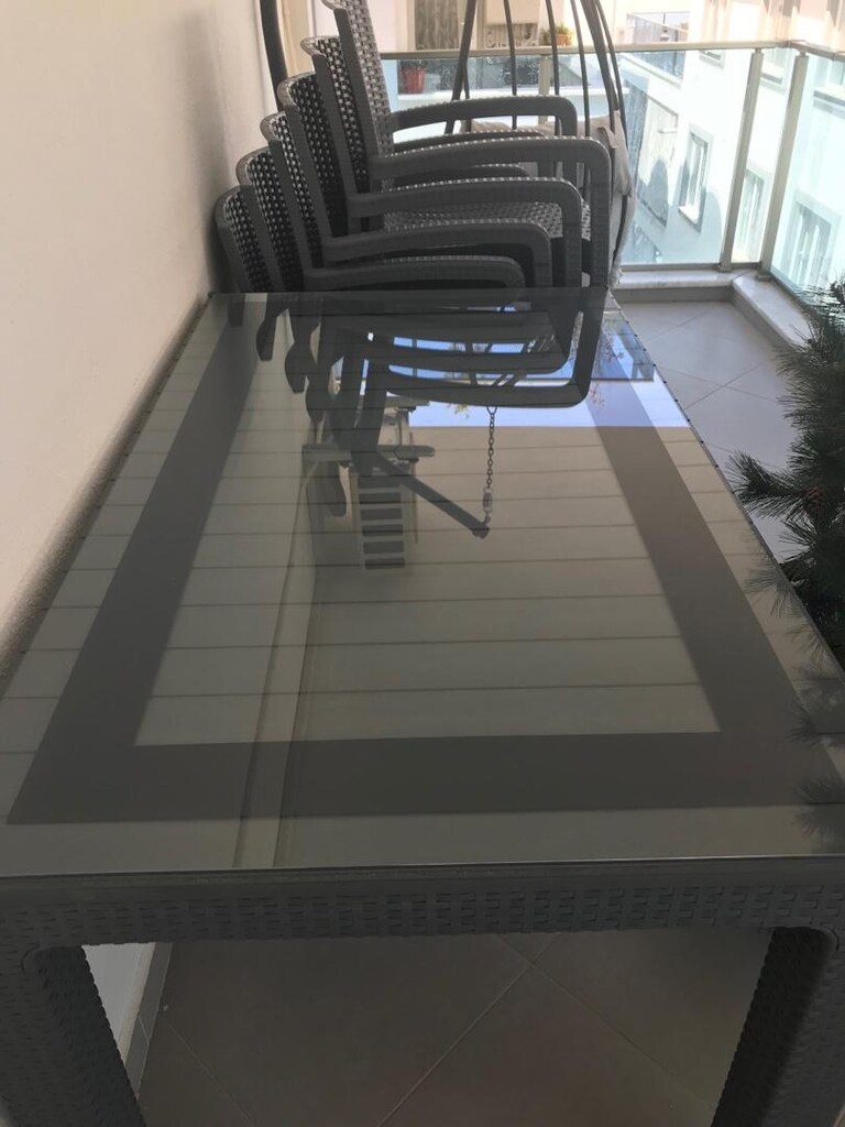 balkon masa sandalye ve salıncak takım