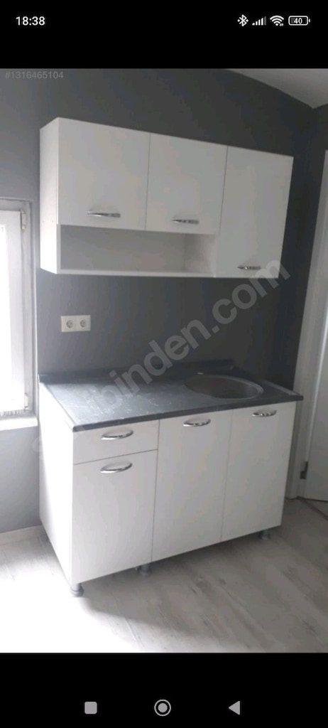 120 cm mutfak dolabı ve paslanmaz çelik evyeli tezgah - 6