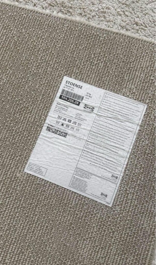 ikea kısa tüylü halı - 4