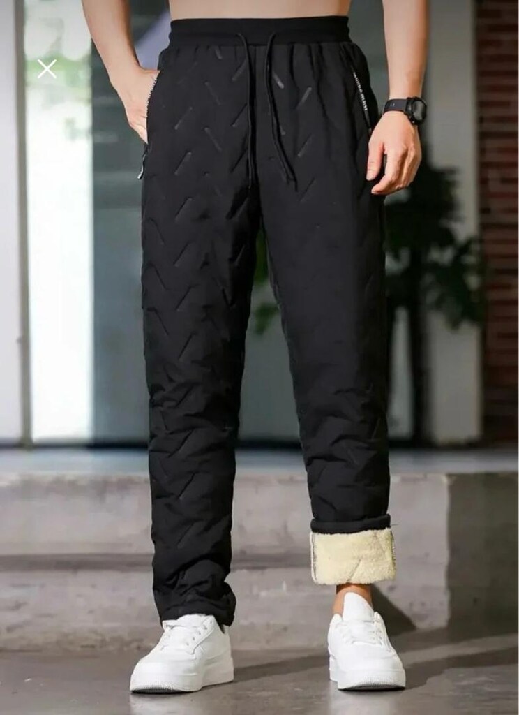 İçi Kürklü Rüzgar geçirmez pantolon - Unisex