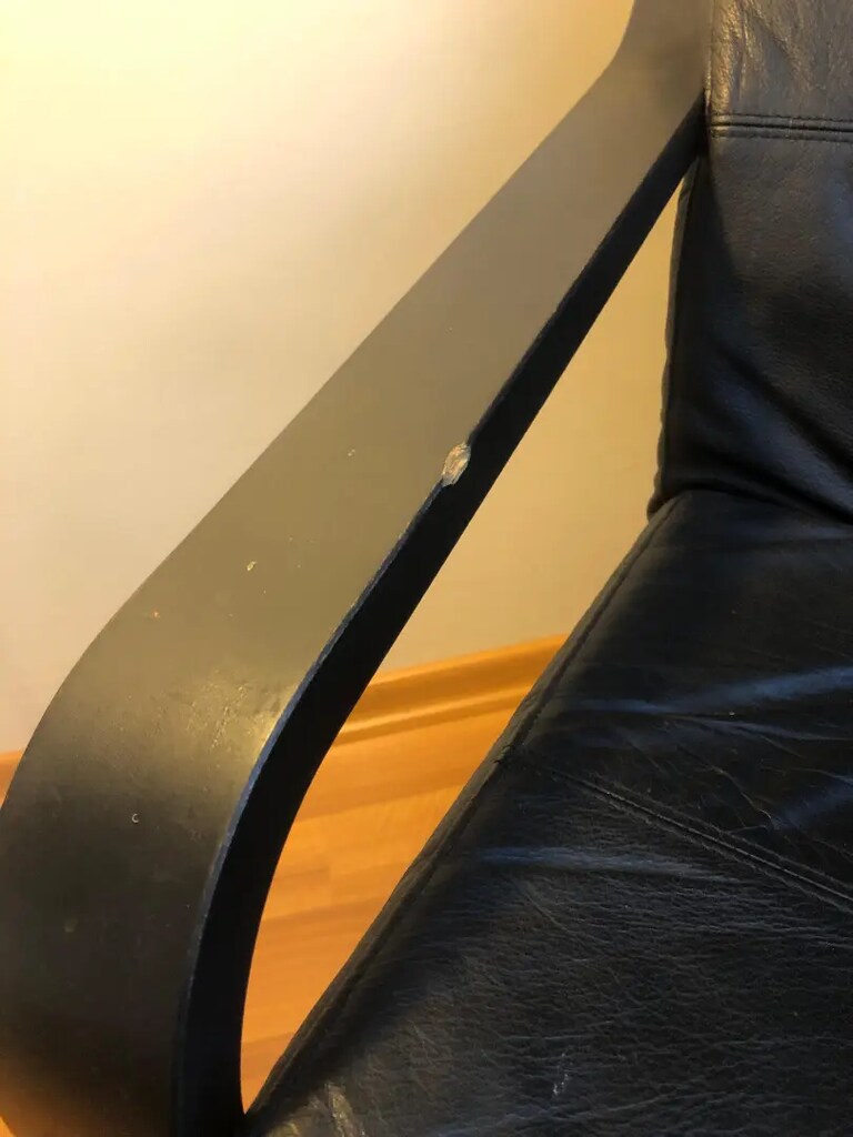 Ikea Deri Poang Koltuk ve Tabure - 5