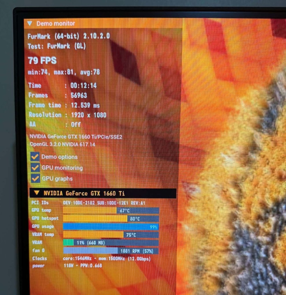 GALAX GTX 1660 Ti 1-Click OC / Kusursuz / 67°C FurMark / Bakımlı - 7