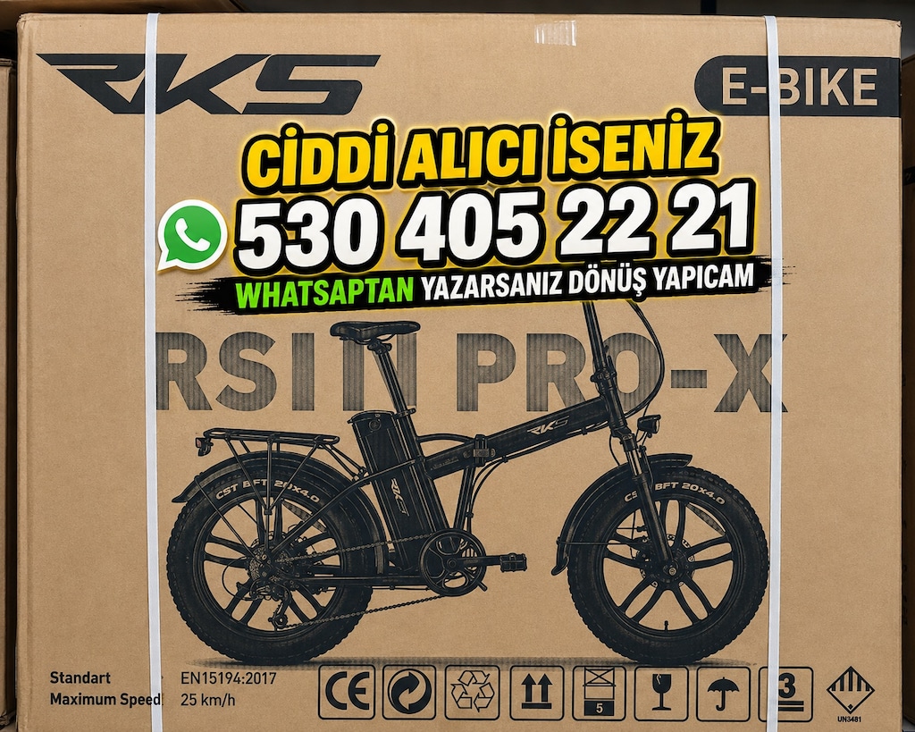RKS RS3 PRO ELEKTRİKLİ BİSİKLET SIFIR 2 SENE GARANTİLİ - 2