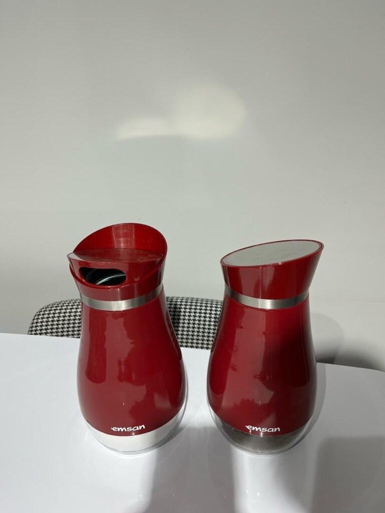 Emsan kırmızı baharatlık takımı - 5