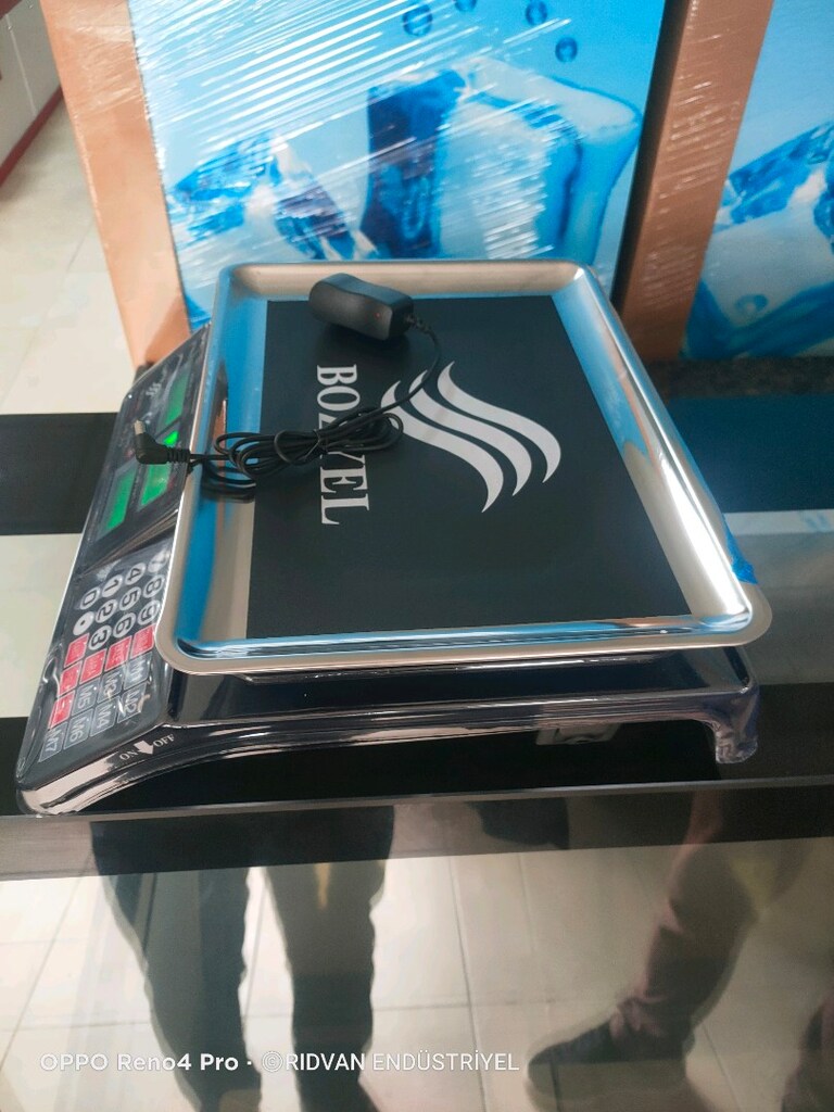 şarjlı terazi akülü terazi hassas elektronik 40 kiloluk manav terazisi - 10