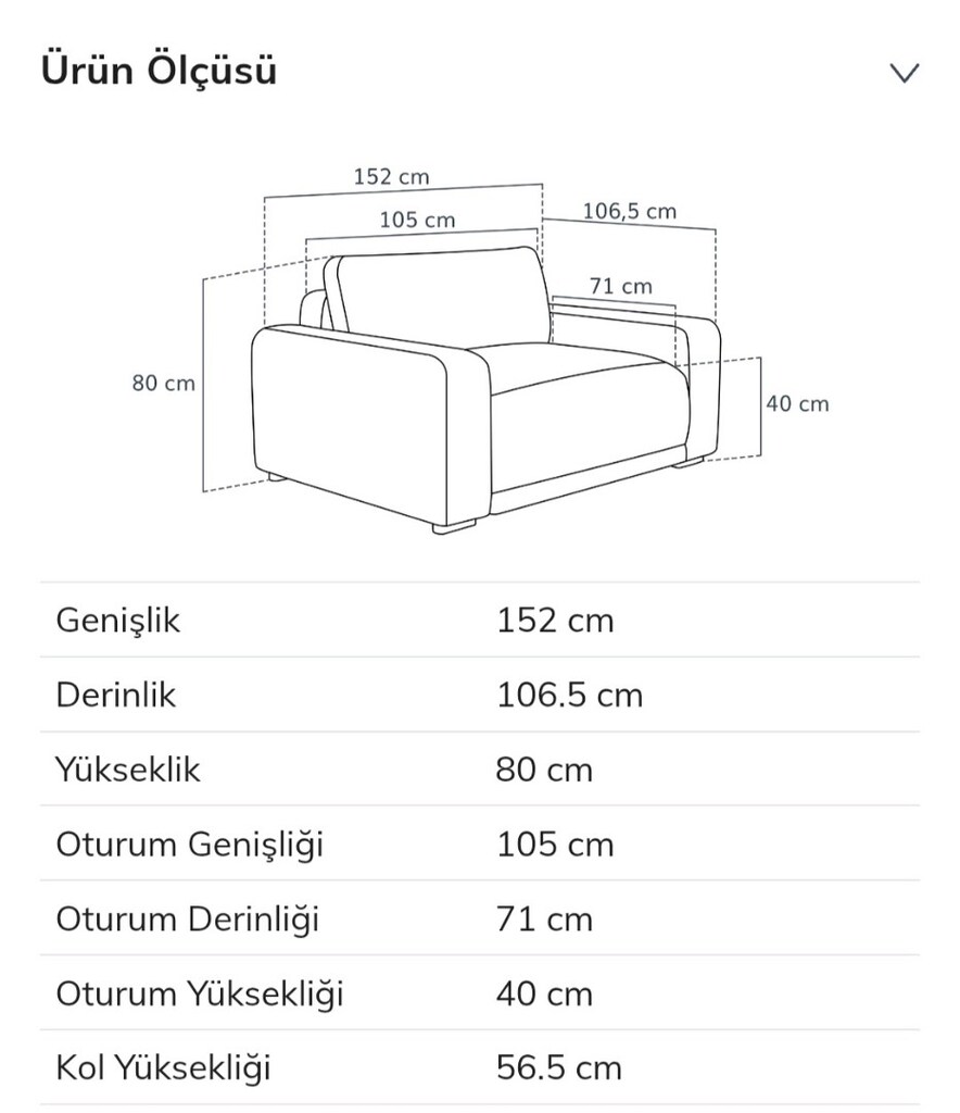 Normod - Carle Tekli Koltuk Çift Kollu Ve Puf - Kadife - Ekstra Minder - 4