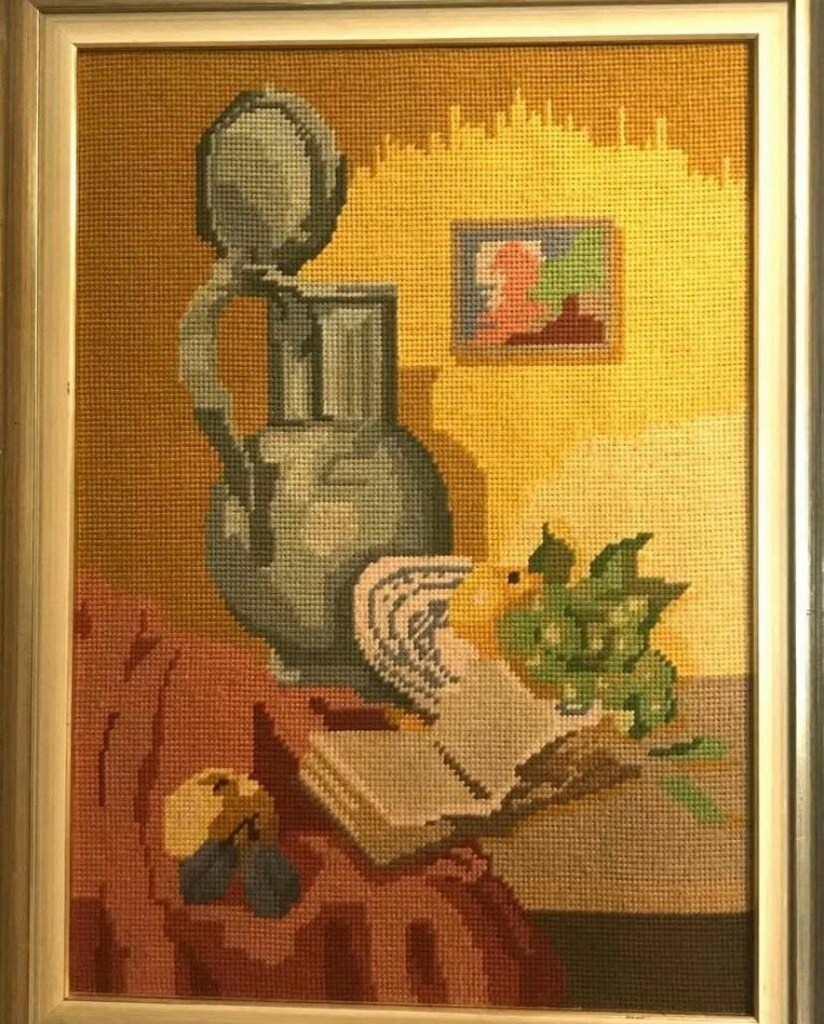 Antika Alman El İşleme GOBLEN TABLO - 4