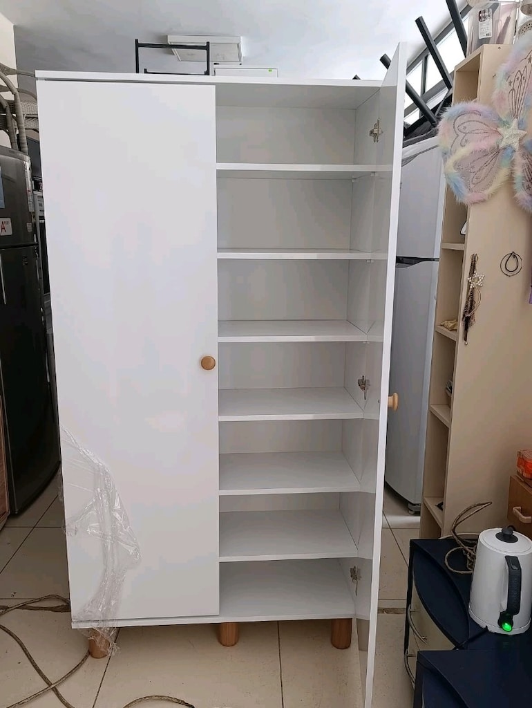 ÇOK AMAÇLI BÜYÜK DOLAP 190X100 RAFLI BOHEM 8,500TL SIFIR HİÇ KULLANILM - 4
