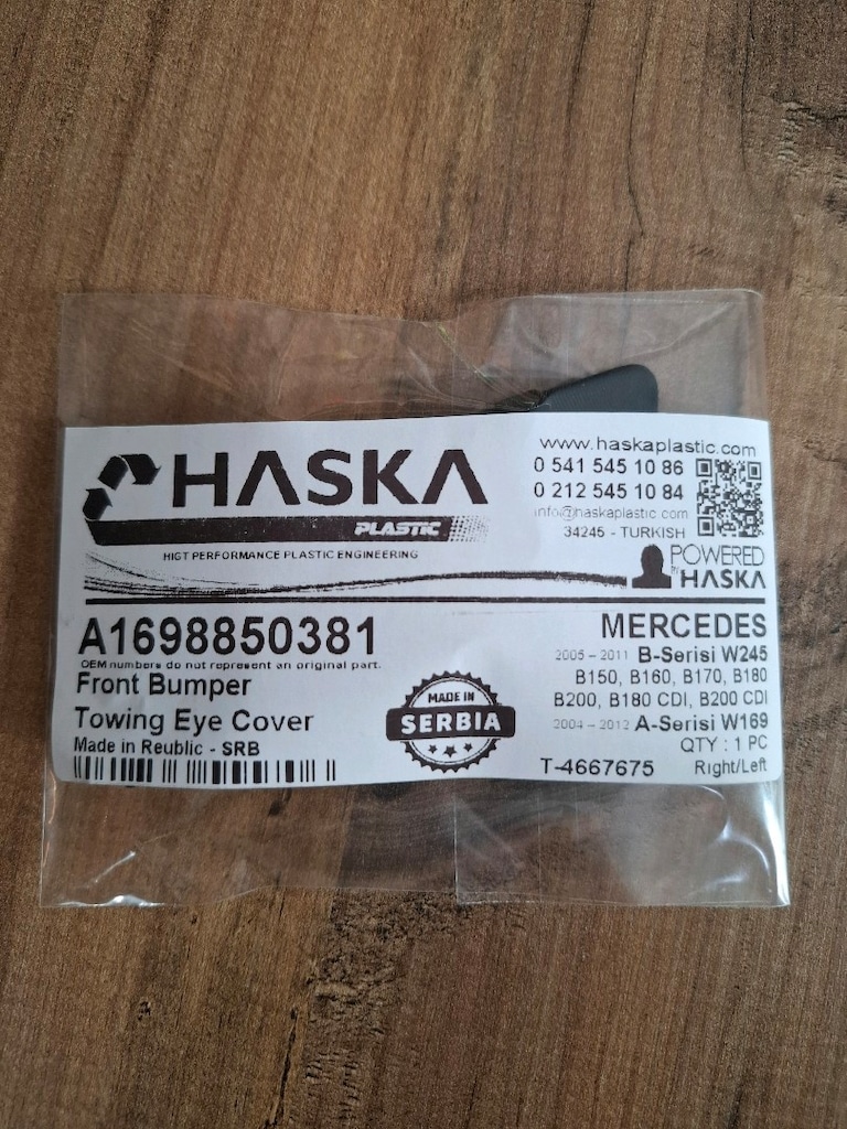 W245 ön çeki demiri kapağı - 2