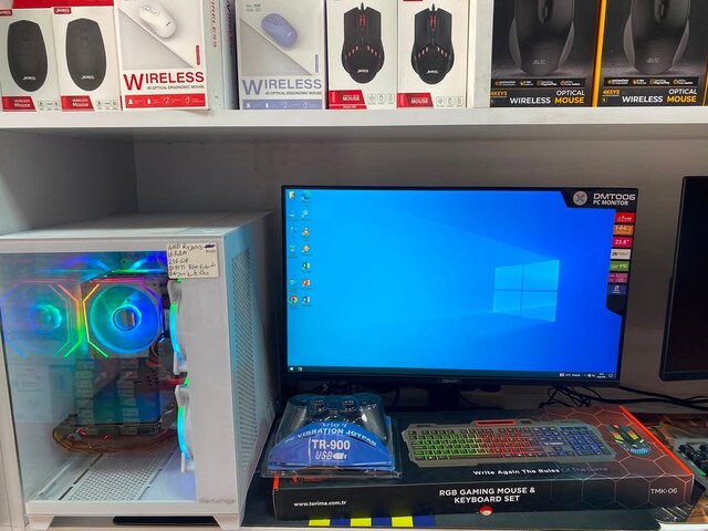 MASAÜSTÜ RYZEN İŞLEMCİLİ OYUN VE PROGRAM CANAVARI BİLGİSAYAR
