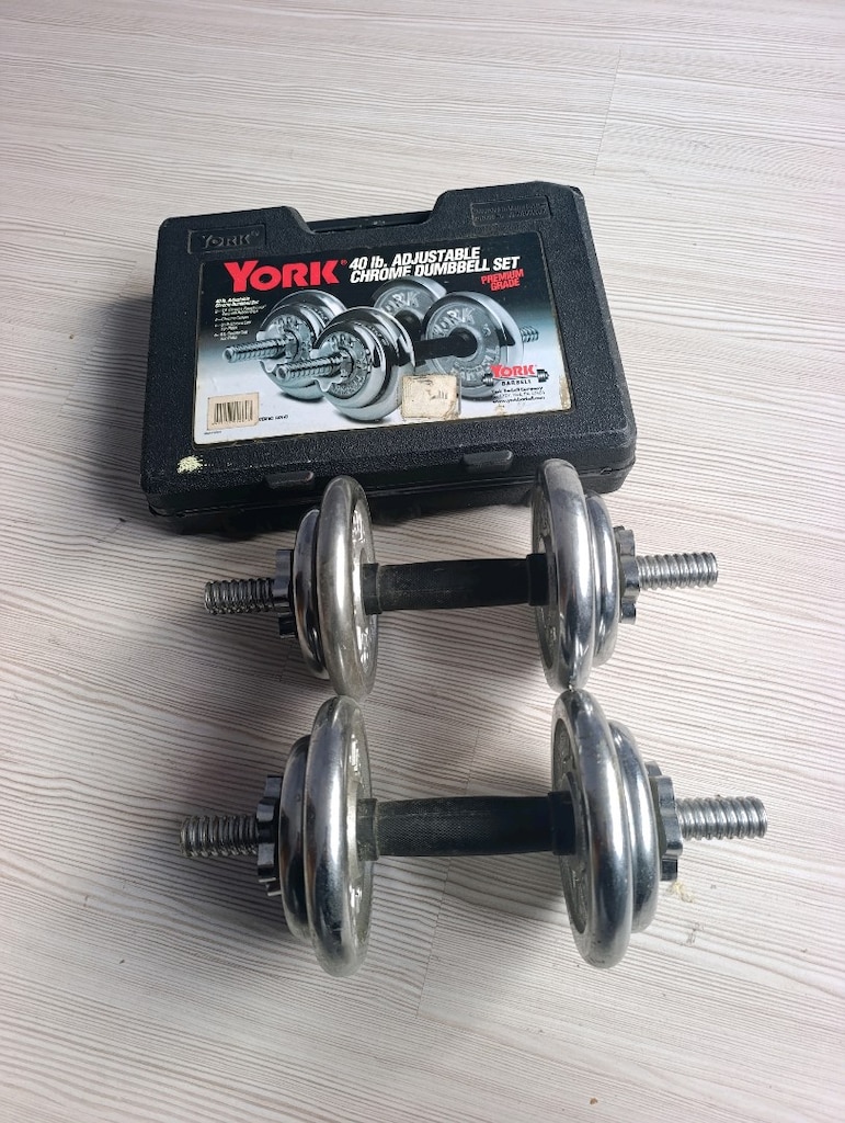 18 kilo dumbell set çantası ile birlikte - 4