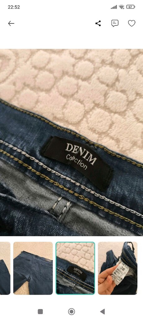 38 büyük beden erkek kot pantolon - 11