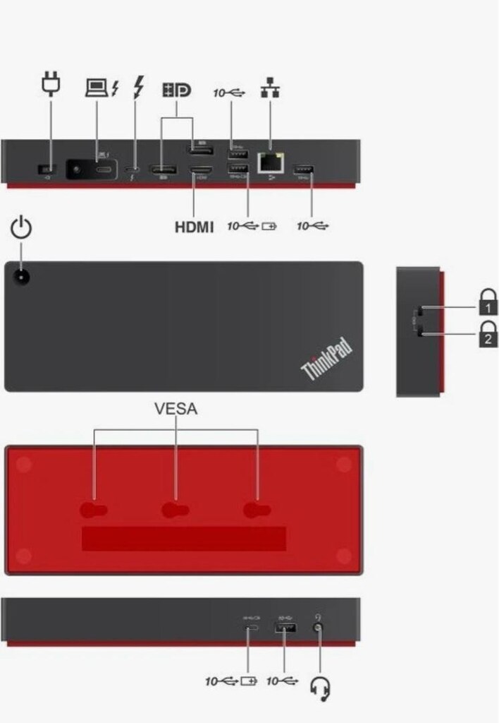 Lenovo ThinkPad Thunderbolt Dock (2. Gen) - 7