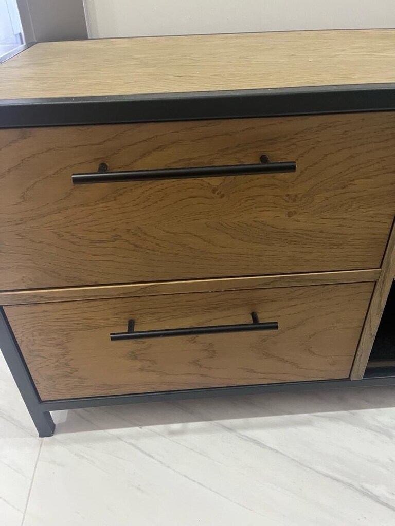 mudo concept ahşap ferforje tv sehpasi - 3
