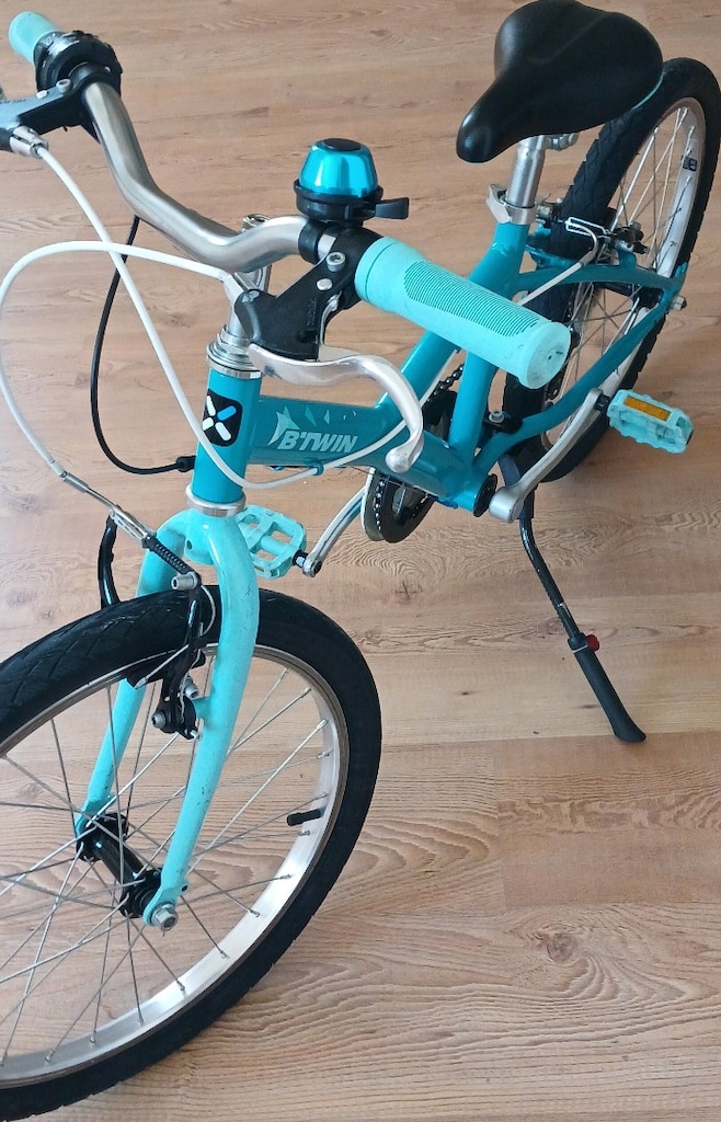 Btwin çocuk bisikleti 20 jant Decathlon YENİ GİBİ Ön Sepetli - 14