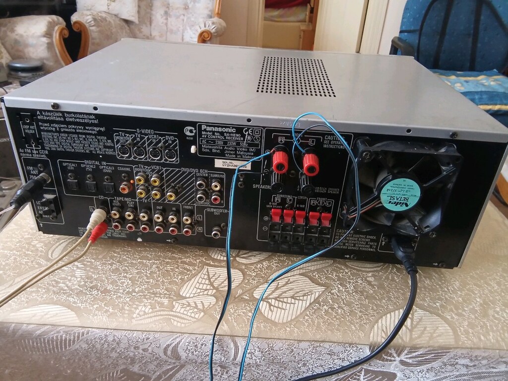 Panasonic marka amfi receiver - 3
