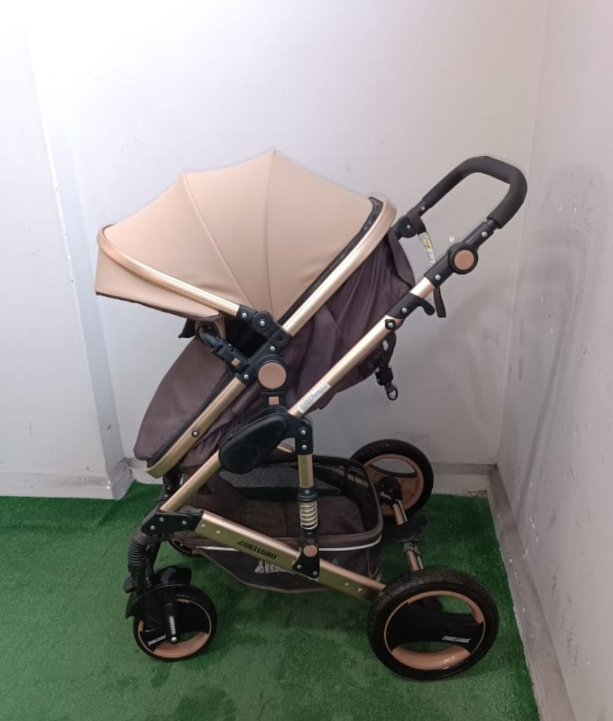 Bebek Arabası - Wellgro Golden Horn Q3 Gold Travel Sistem - 6