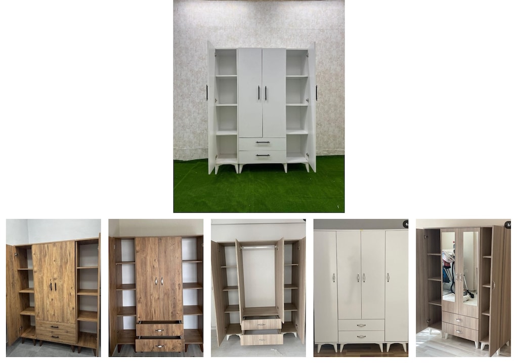 4 kapaklı elbise dolabı yddgfabahg - 6