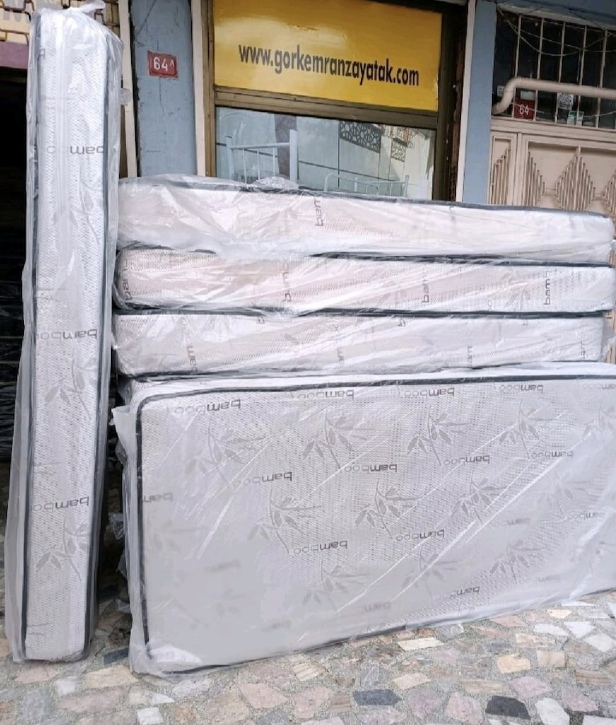 TEK KİŞİLİK ORTOPEDİK BAMBOO YATAK AYNİ GÜN ÜCRETSİZ TESLİMAT - 4