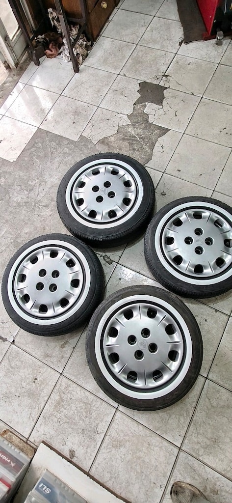 tofaş 13 jant lastik yanak kapak 4x98 orjinal lastikler iyi - 2