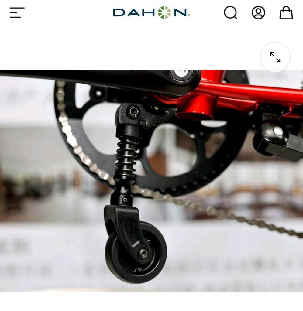 Dahon Park Ayağı Landing Gear Katlanır Bisiklet Katlı Sürme Tekeri - 2