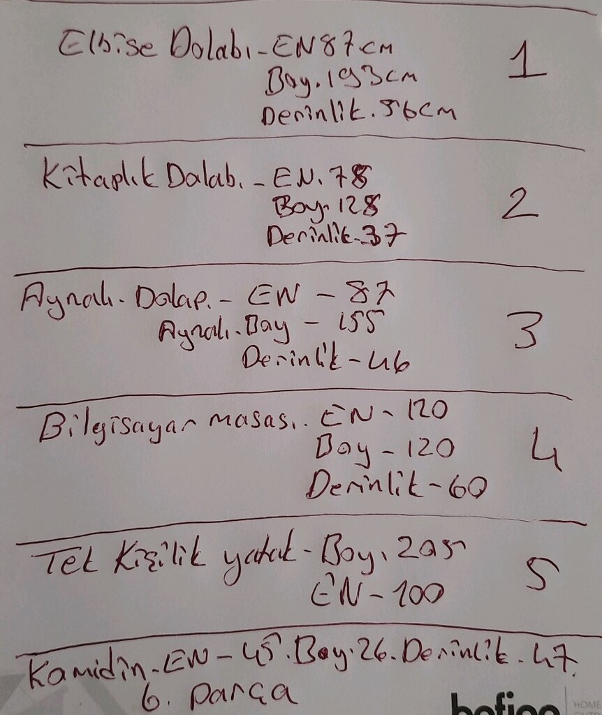 Genç odası takımı - 13
