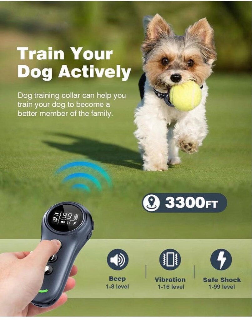 köpek eğitim ve havlama tasması - 6
