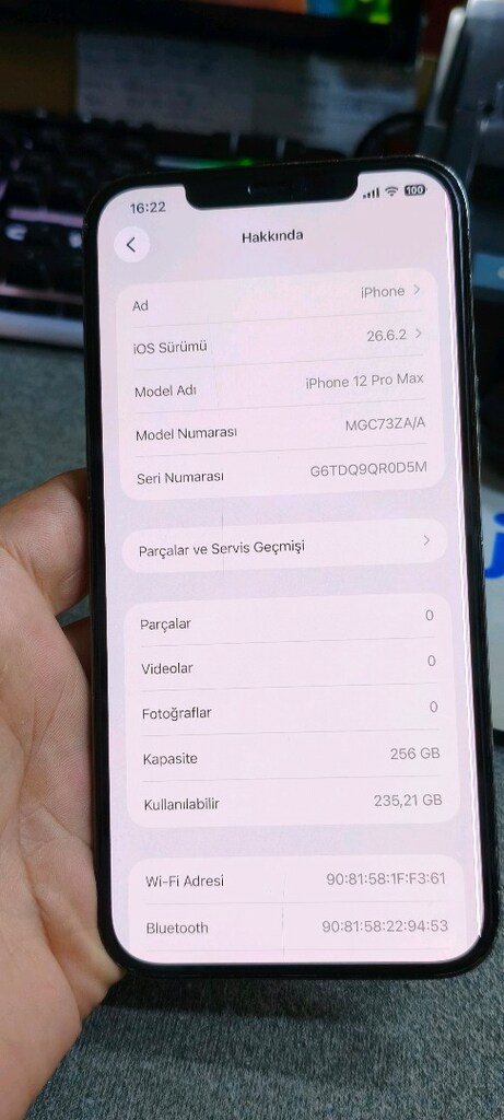 İPHONE 12 PRO MAX 256 GB TR CİHAZİ - 6