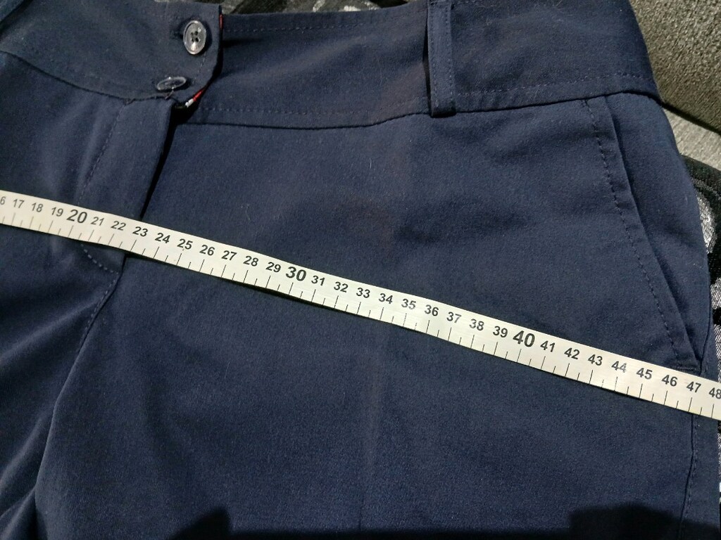 40 bedene uyumlu kapri kumaş pantolon - 7