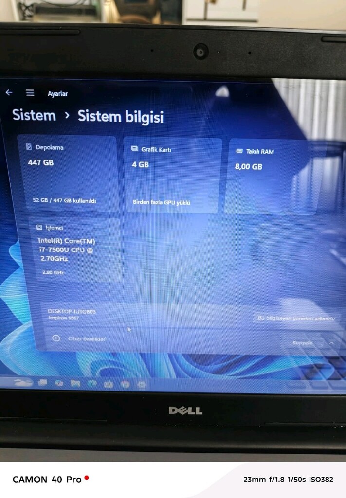 dell laptop değerinde xioami cihazlarla takas olur - 2