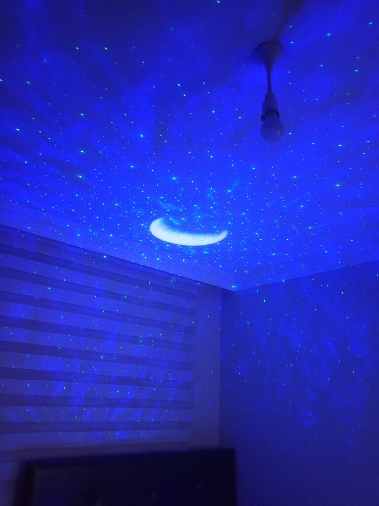 Led yıldızlı gece lambası Bluetooth hoparlör - 3