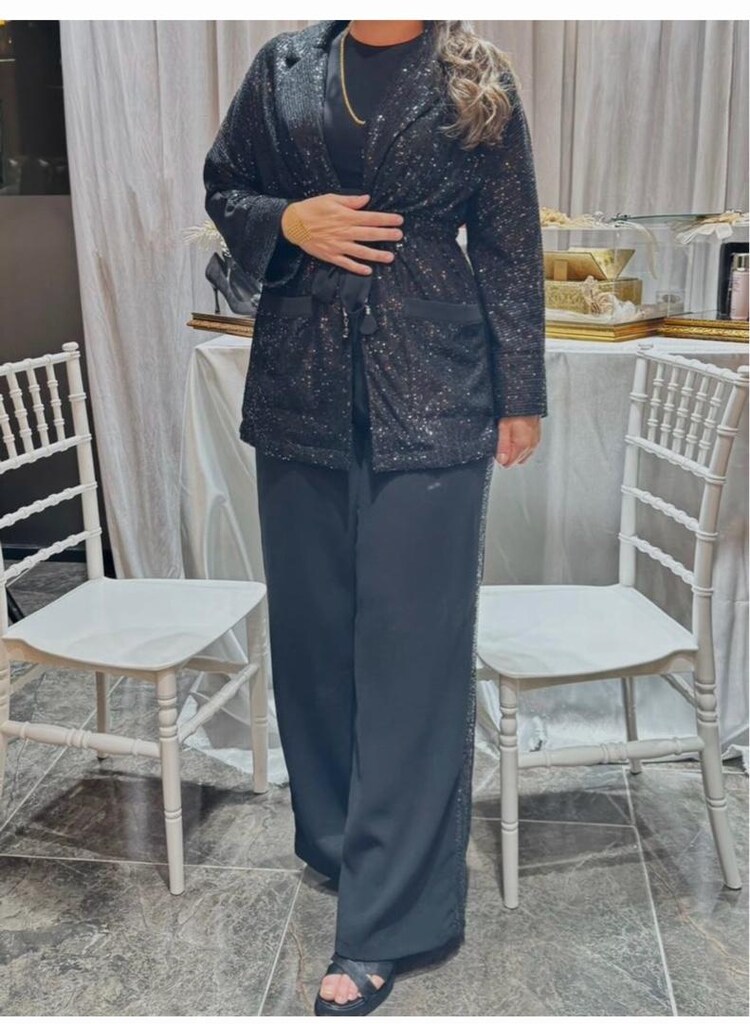 ghisa takım payetli