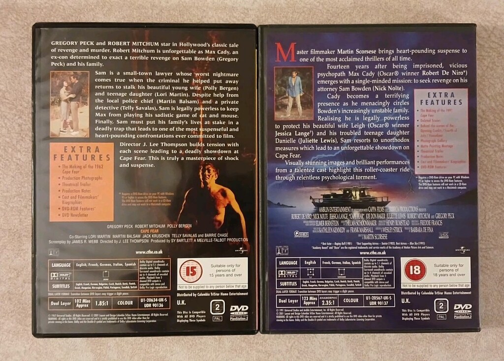 CAPE FEAR COLLECTİON 2 FİLM 3 DVD BOXSET - 4