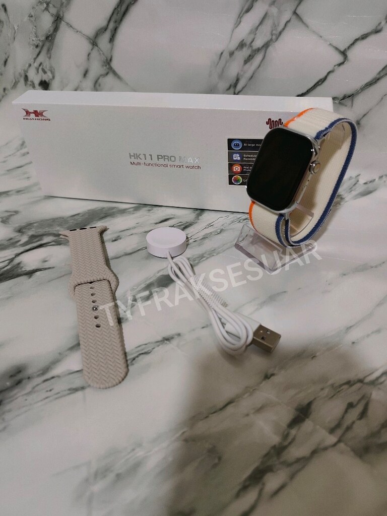 Hk 11 pro max çift kordonlu akıllı saat - 3
